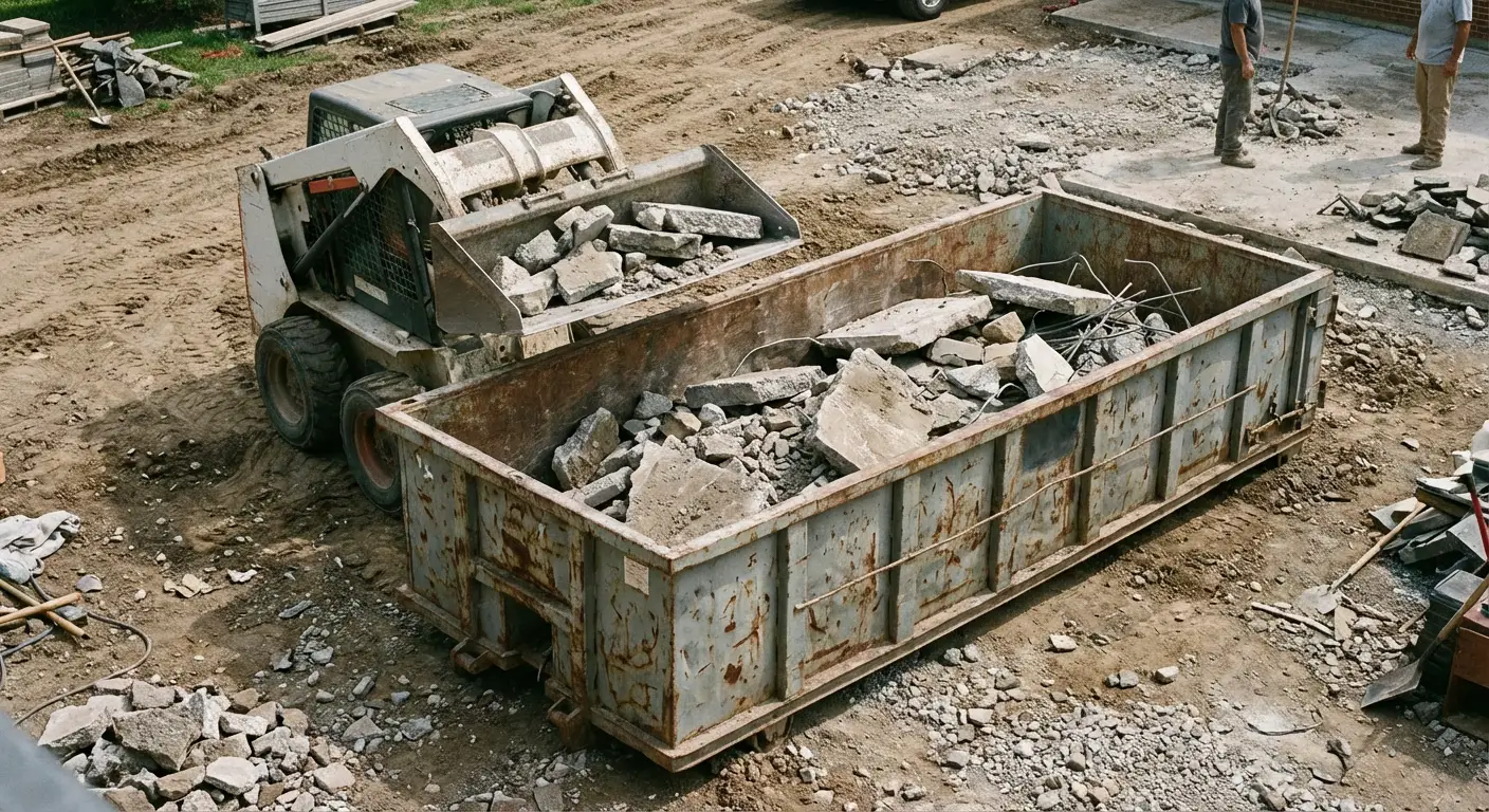 Heavy Concrete Patio Removal in Syracuse, NY