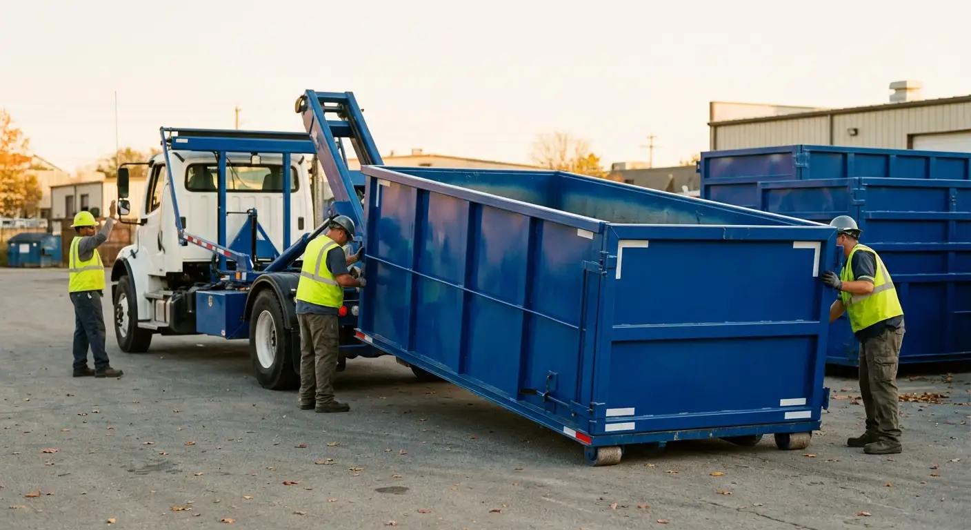 Commercial waste management and dumpster rental logistics in Syracuse, NY