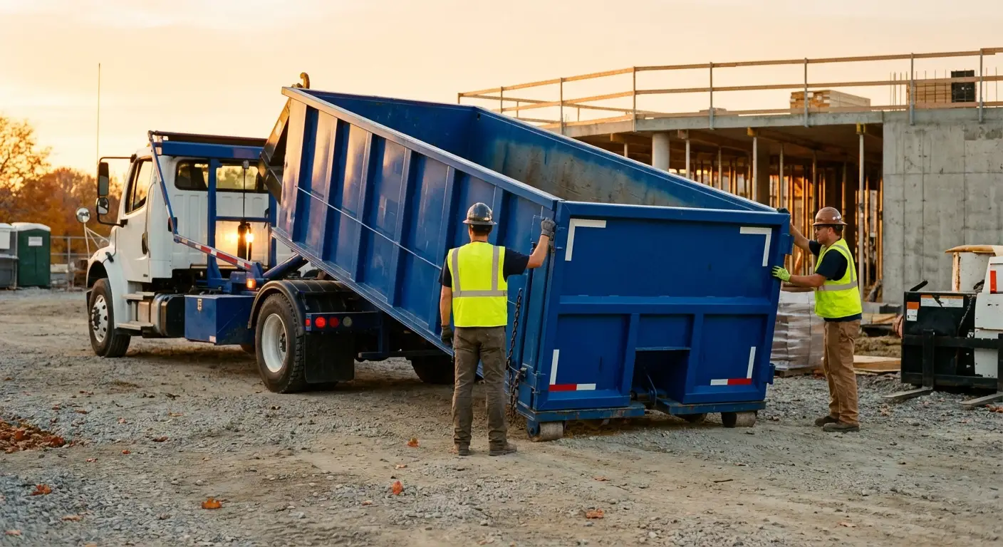 Commercial dumpster rental delivery in Syracuse, NY
