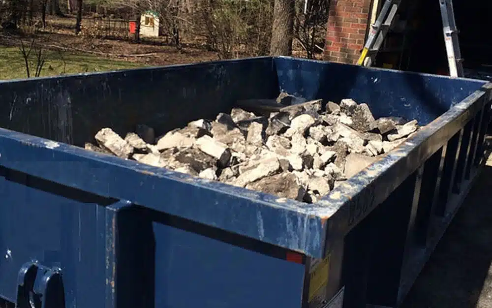 LDR Site Services Heavy Materials Dumpster in Syracuse NY